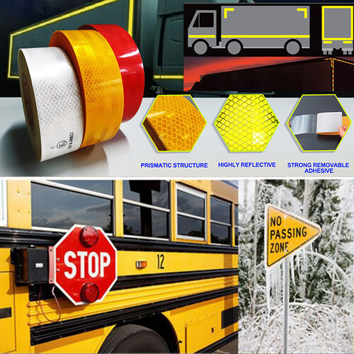 أحدث حلول الشركة حول Custom Reflective Tape Solutions for Trucks, Trailers, and Construction Vehicles