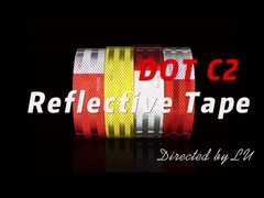 سيارة السلامة شاحنة دراجة طريق أسطوانات مرصعة DOT C2 شريط عاكس
