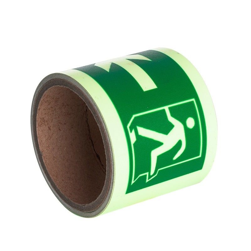 ملصق الفينيل المضيء المخصص لـ PVC PET Acrylic Glow In The Dark Tape للوحات الآمنة
