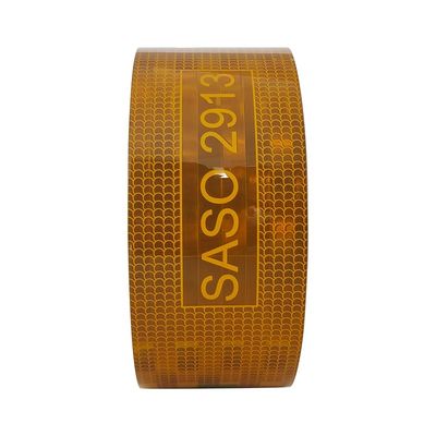سعر جيد الشريط العاكس الأصفر المعدني السعودي SASO 2913 للسيارات الشاحنة الانترنت