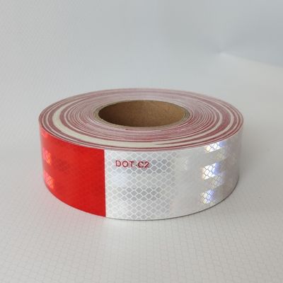 سعر جيد الشريط العاكس المقاوم للماء DOT-C2 الصمغ الأحمر والأبيض للمقطورة ، في الخارج الانترنت