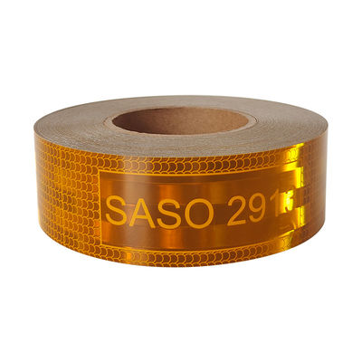 سعر جيد SASO 2913 الشريط العاكس المعدني الشاحنة الملصق العاكس السعودية للسلامة الانترنت