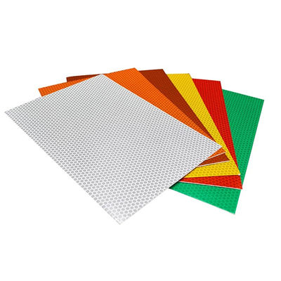 سعر جيد Glass Beads High Intensity Grade Reflective Sheeting Relfective Film for Traffic Signs الانترنت