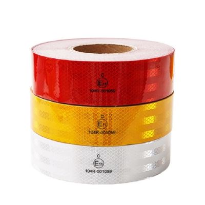 سعر جيد Diamond Grade Mirco Prismatic ECE 104R Warning Retro Reflective Tape for Trucks الانترنت