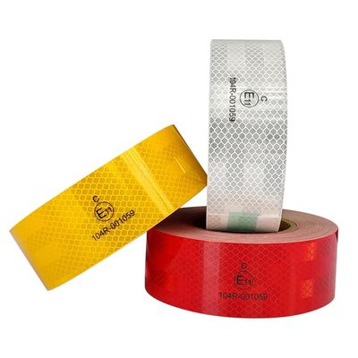 سعر جيد High Intensity ECE 104R Self Adhesive Reflective Conspicuity Safety Tape for Vehicle الانترنت