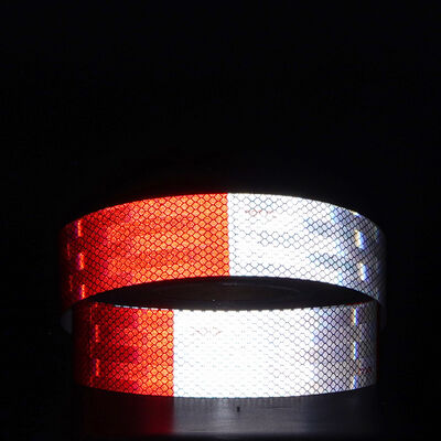 سعر جيد شريط لاصق للرؤية شريطي أحمر وأبيض بعمر خدمة 10 سنوات مع تقنية الانعكاس الموشوري الدقيق للمركبات الانترنت