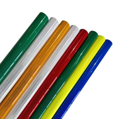 سعر جيد ورقة انعكاسية قابلة للطباعة ذات درجة الماس مع انعكاسية عالية وهيكل ميكرو بريزمي للسلامة على الطرق الانترنت