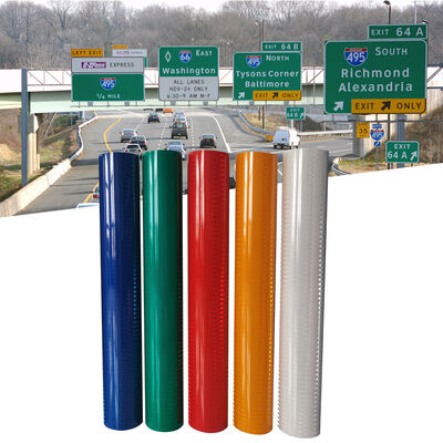 سعر جيد ASTM D4956 HIP High Intensity High Intensity HIP High Intensity Prismatic Reflective Sheet مع عمر 10 سنوات الانترنت