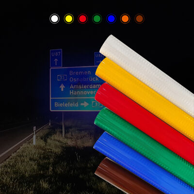 سعر جيد رقائق عاكسة من نوع ASTM D4956 Type II EGP بعمر افتراضي خارجي 7 سنوات ومادة لاصقة حساسة للضغط الانترنت